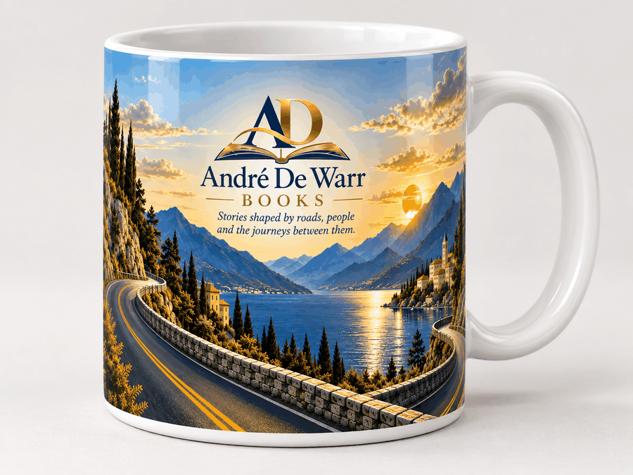 Author mug design mockup
